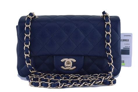 chanel navy blue small classic flap|Chanel vintage medium flap.